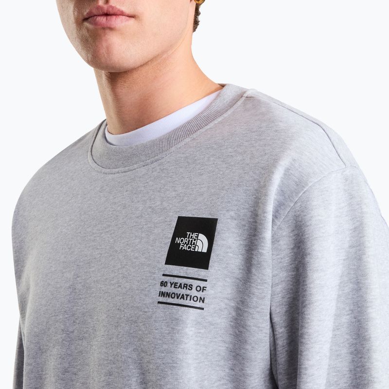 Bluza The North Face Celebration Relaxed Crew Graphic tnf light grey heather 13