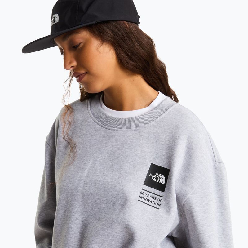 Bluza The North Face Celebration Relaxed Crew Graphic tnf light grey heather 14
