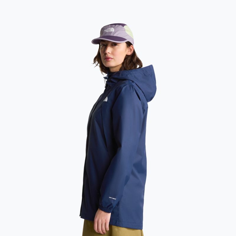 Płaszcz przeciwdeszczowy damski The North Face Antora Rain Parka summit navy 4