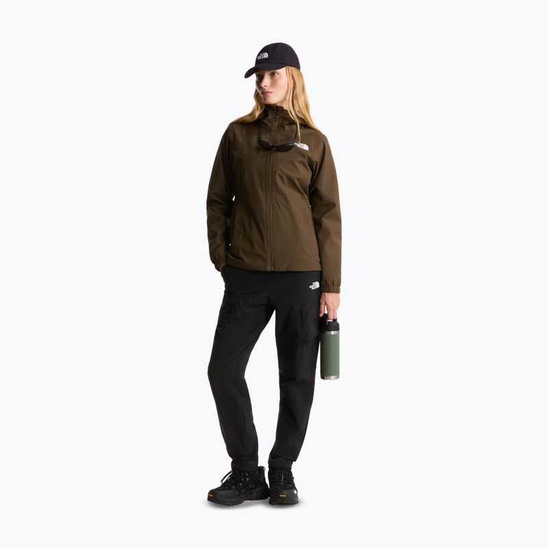 Kurtka softshell damska The North Face Quest Mono taupe green 2