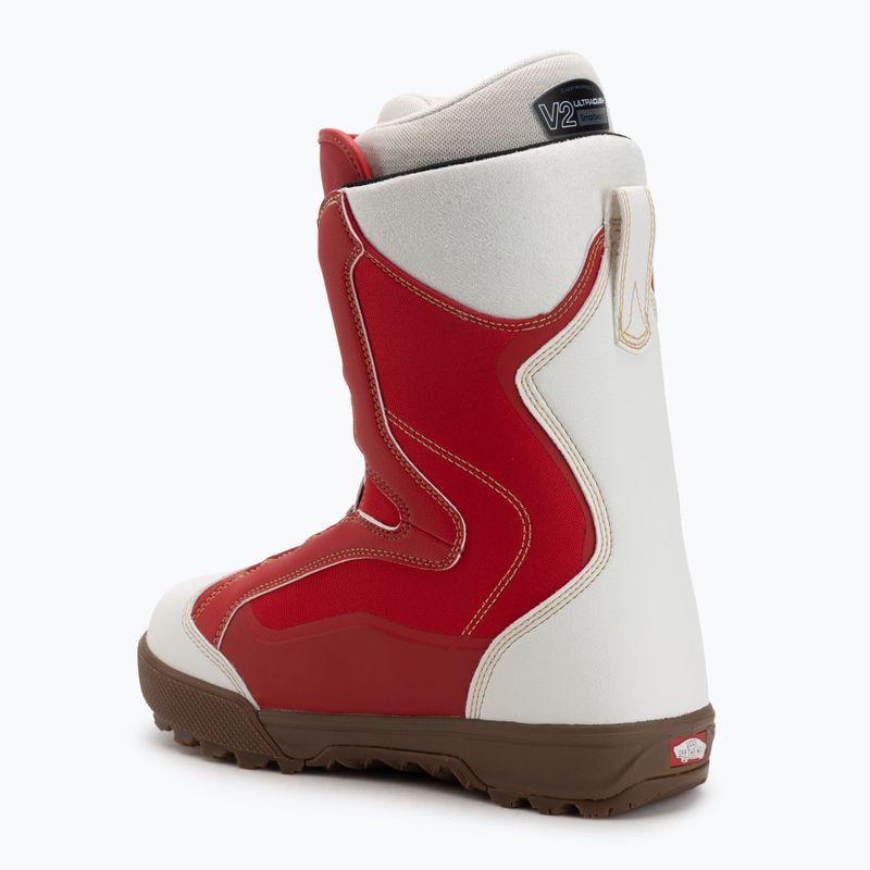 Buty snowboardowe damskie Vans Encore Pro racing red/marshmallow 2