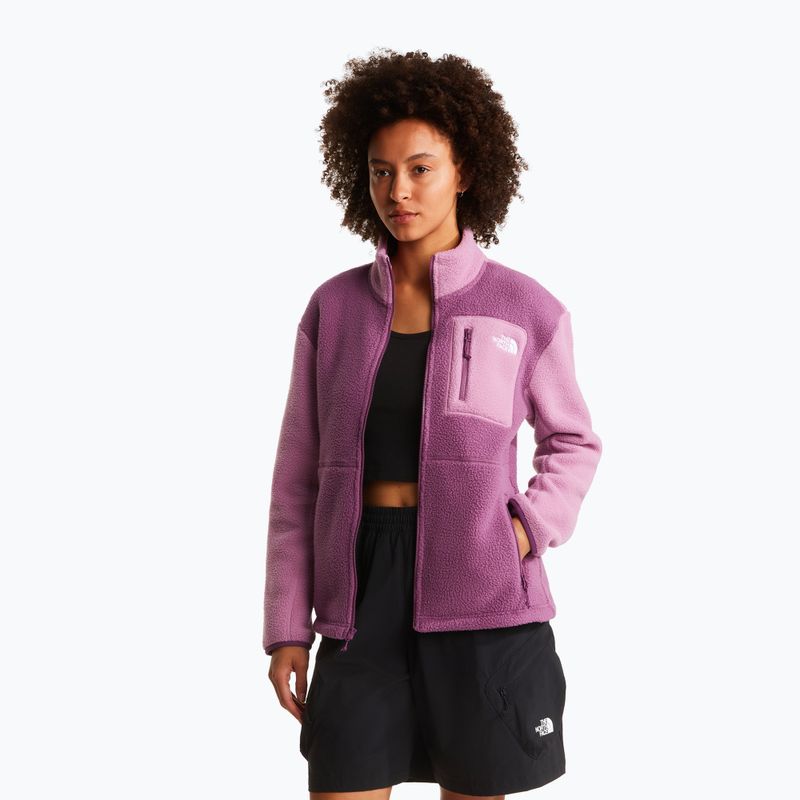 Bluza polarowa damska The North Face Yumiori Full Zip chroma purple/hushed lavender 5