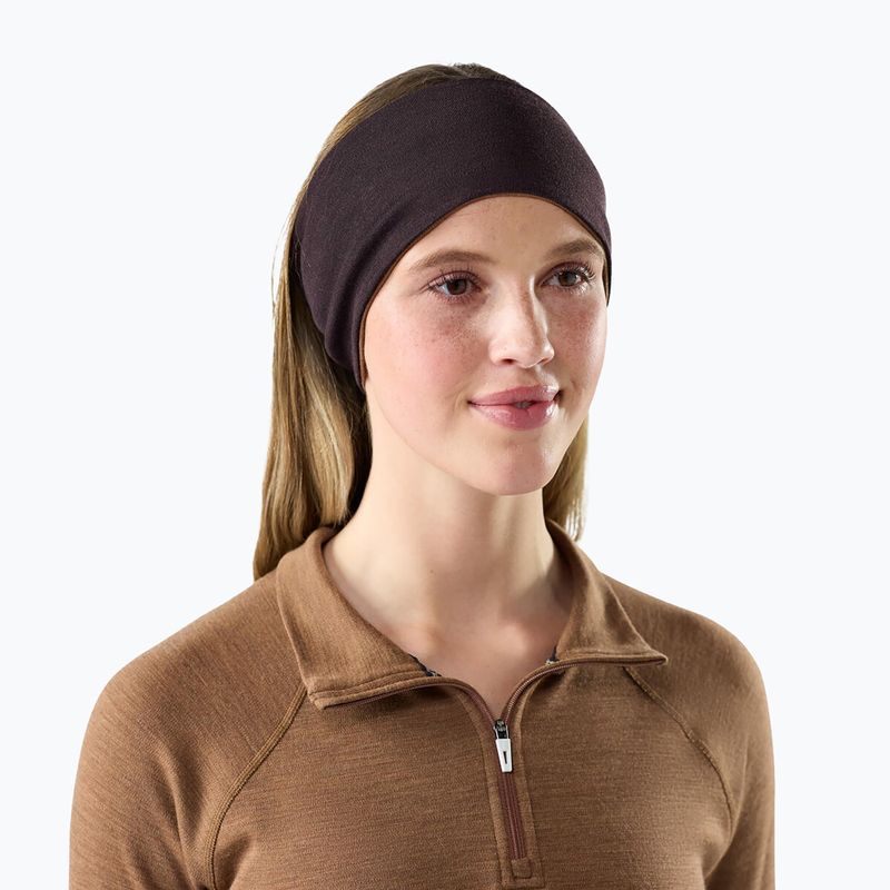 Opaska na głowę Smartwool Thermal Merino Reversible mocha heather 3