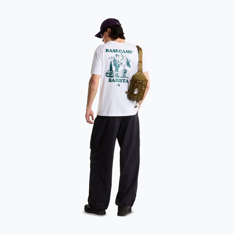 Koszulka męska The North Face Basecamp Barista Rlx tnf white/pacific teal 2