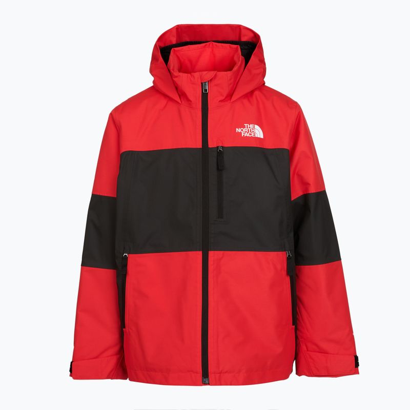Kurtka narciarska dziecięca The North Face Freedom Insulated elevation red