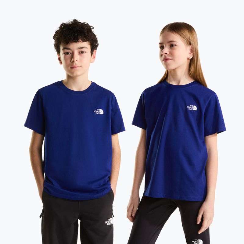 Koszulka dziecięca The North Face Evolution Simple Dome SS Tee bold blue