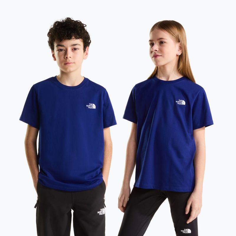 Koszulka dziecięca The North Face Evolution Simple Dome SS Tee bold blue 6