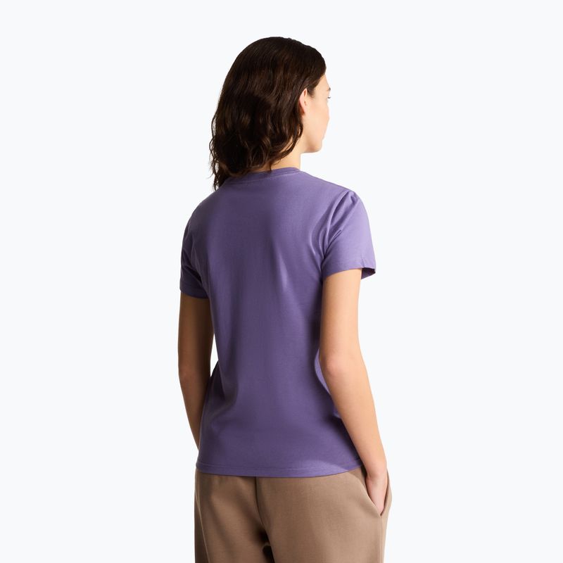 Koszulka damska The North Face Evolution Simple Dome Slim SS grounded plum 3