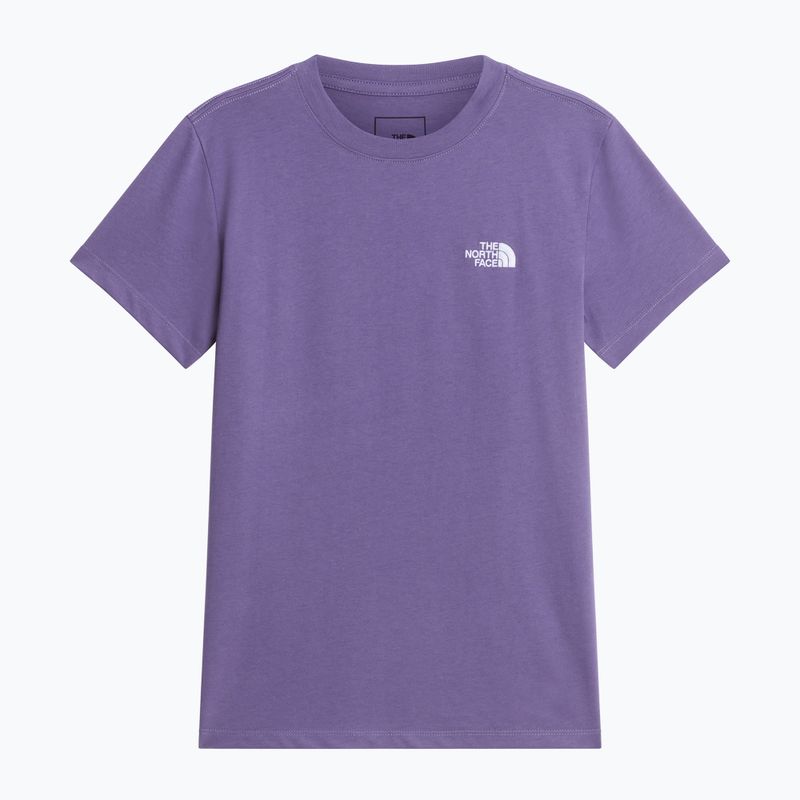 Koszulka damska The North Face Evolution Simple Dome Slim SS grounded plum 4