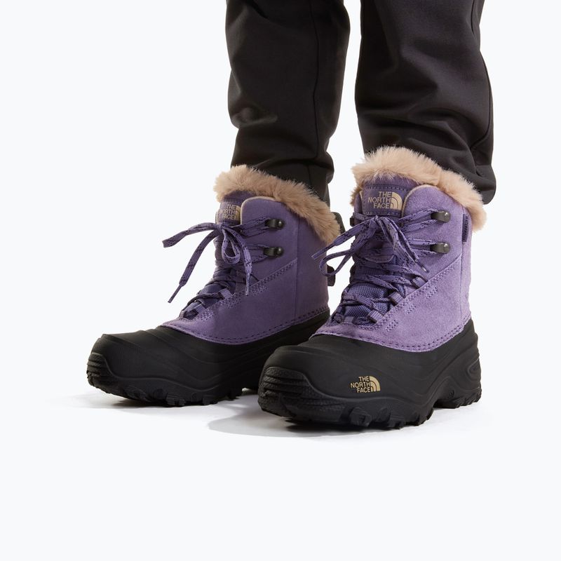Śniegowce dziecięce The North Face Shellista V Lace Wp grounded plum/endless dus 12
