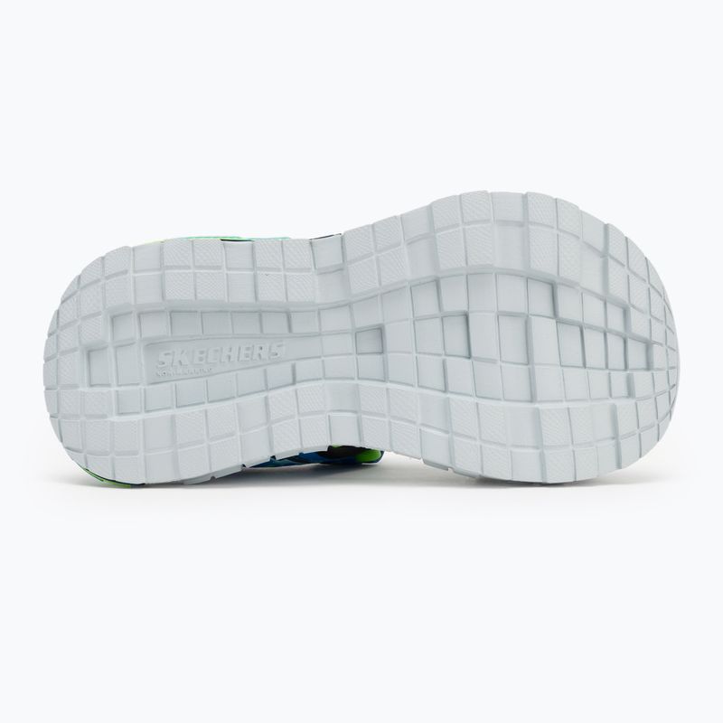Sandały dziecięce SKECHERS Mega Splash black/blue/lime 4
