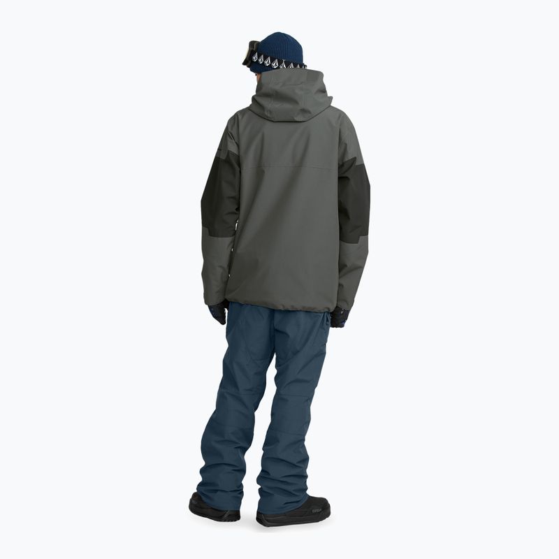 Kurtka snowboardowa męska Volcom Primary Insulated dark grey 4