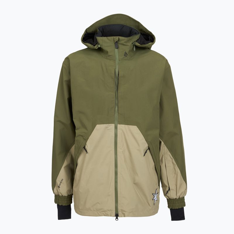 Kurtka snowboardowe męskie Volcom Longo GTX dark olive 13