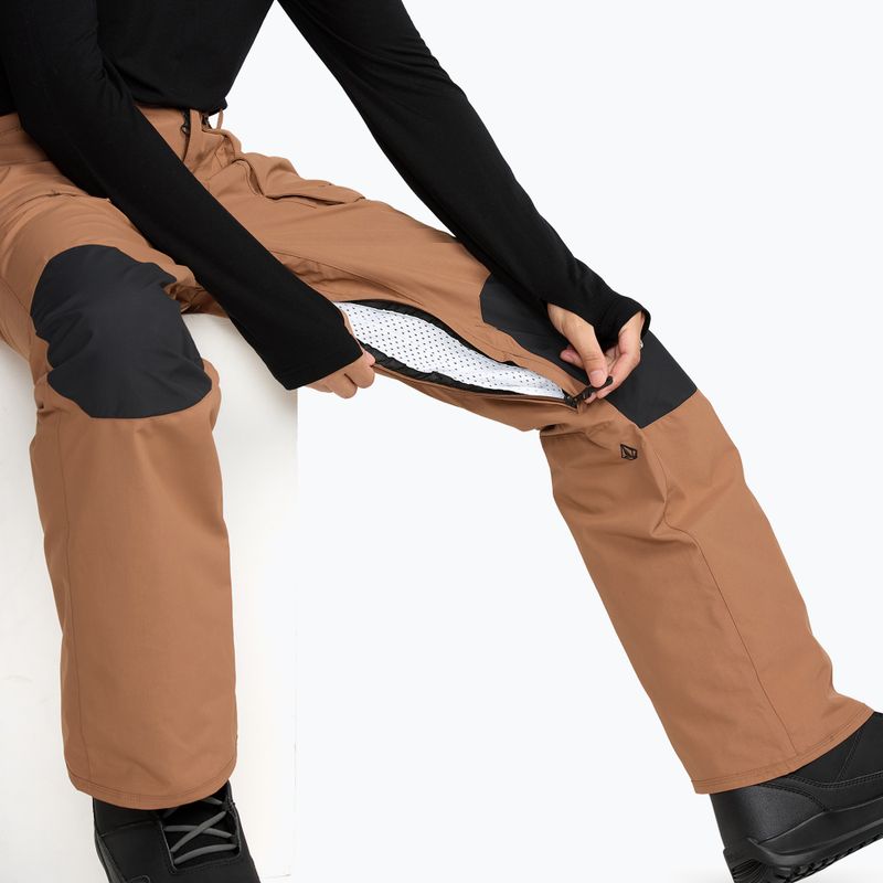 Spodnie snowboardowe męskie Volcom Roan terra brown 6
