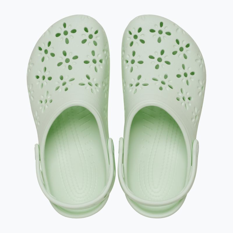 Klapki Crocs Classic Floral Cutout Clog jade tint 10