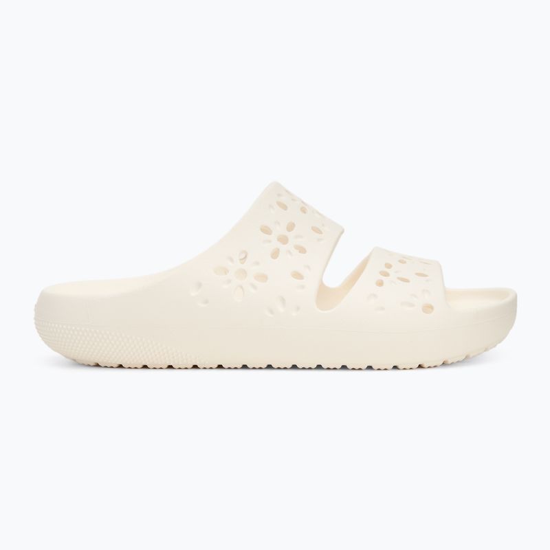 Klapki Crocs Classic Floral Cutout Sandal chalk 2