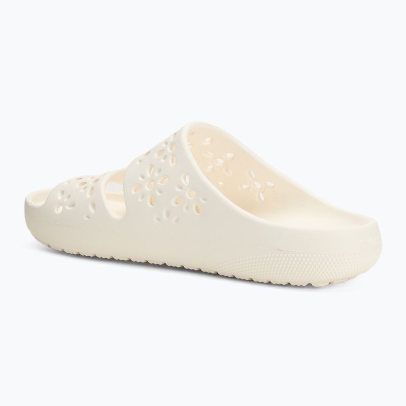 Klapki Crocs Classic Floral Cutout Sandal chalk 3