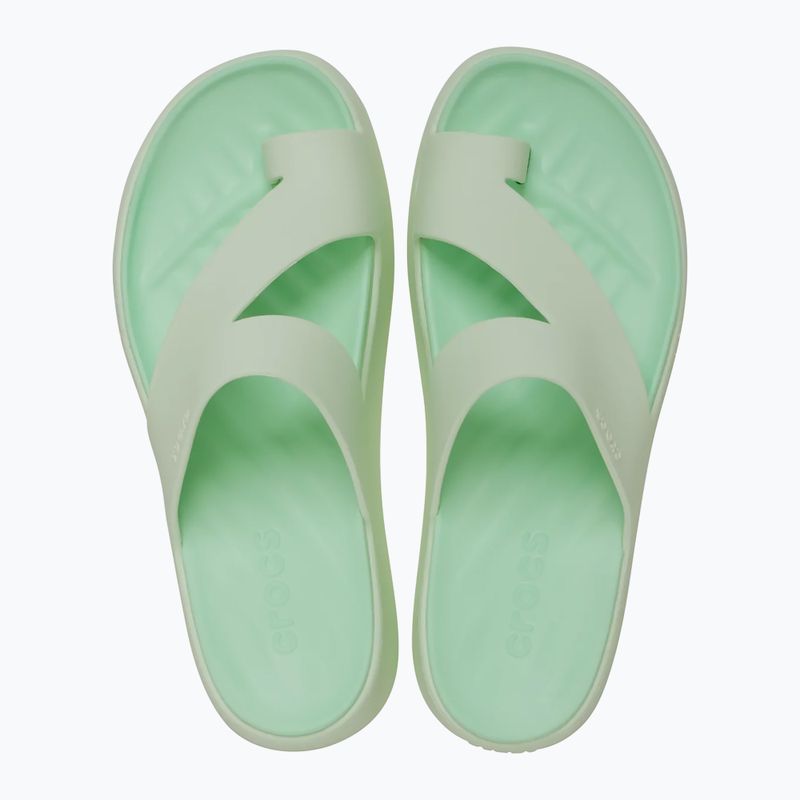 Japonki damskie Crocs Getaway Platform Toe Loop jade tint 11