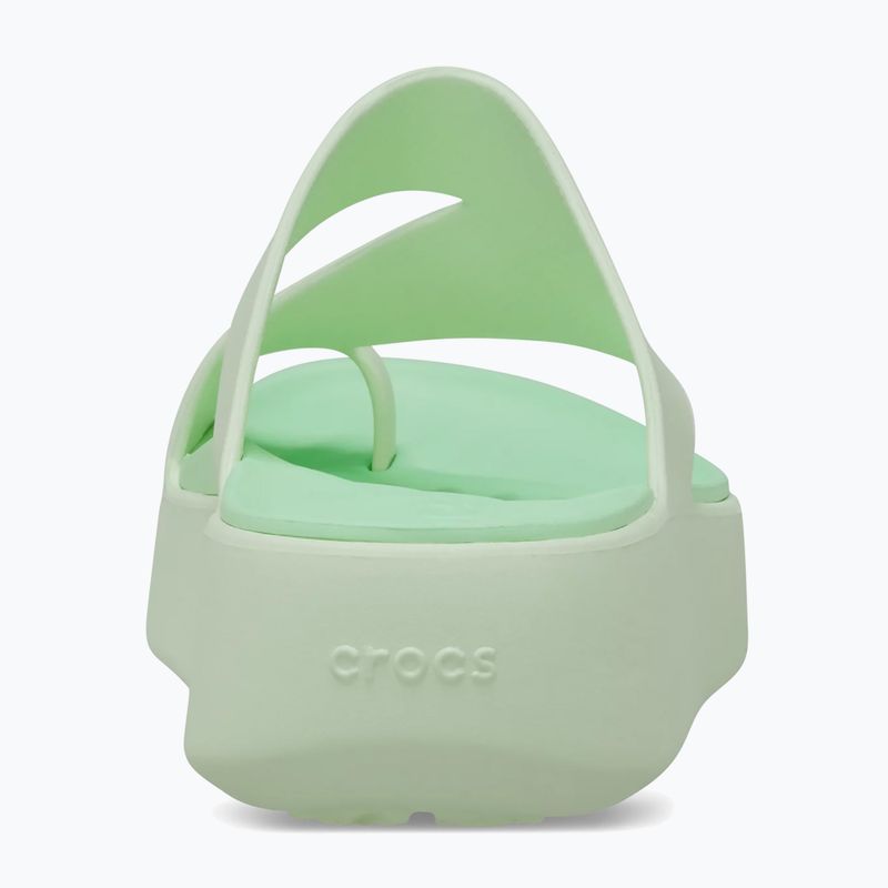 Japonki damskie Crocs Getaway Platform Toe Loop jade tint 13