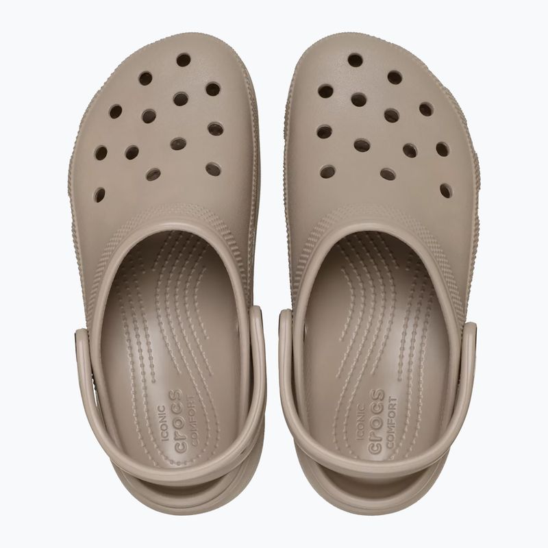 Klapki damskie Crocs Classic Platform Clog taupe 13
