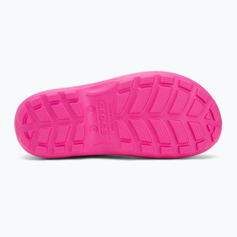 Kalosze dziecięce Crocs Handle It Rain Boot Kids pink crush 4