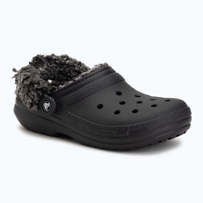 Klapki Crocs Classic Fleece Lined black 2