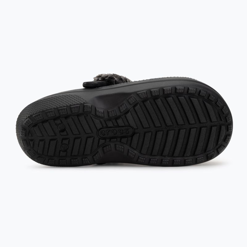 Klapki Crocs Classic Fleece Lined black 5