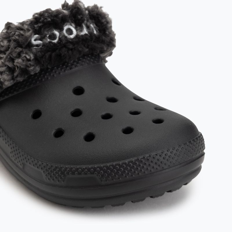 Klapki Crocs Classic Fleece Lined black 8