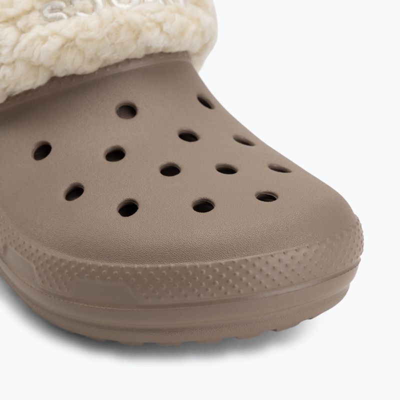 Klapki Crocs Classic Fleece Lined mushroom 8