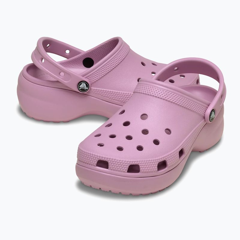 Klapki damskie Crocs Classic Platform Clog hydrangea 11