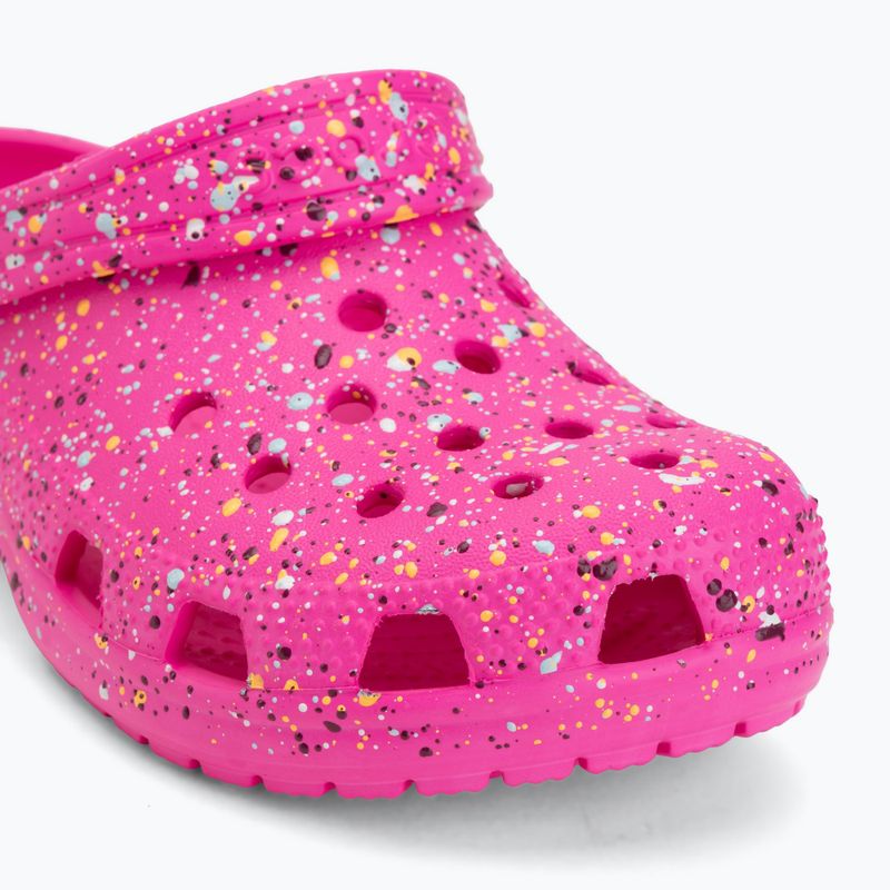 Klapki dziecięce Crocs Classic Paint Splatter Clog 8