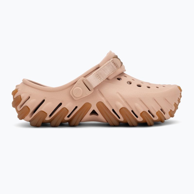 Klapki Crocs Echo Gum Ro Clog pink caramel 3