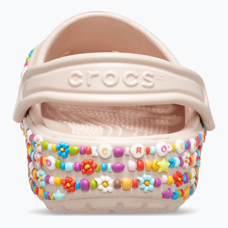 Klapki dziecięce Crocs Classic Beaded Band Clog Kids quartz 11