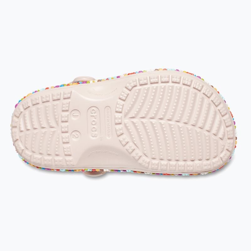 Klapki dziecięce Crocs Classic Beaded Band Clog Kids quartz 13