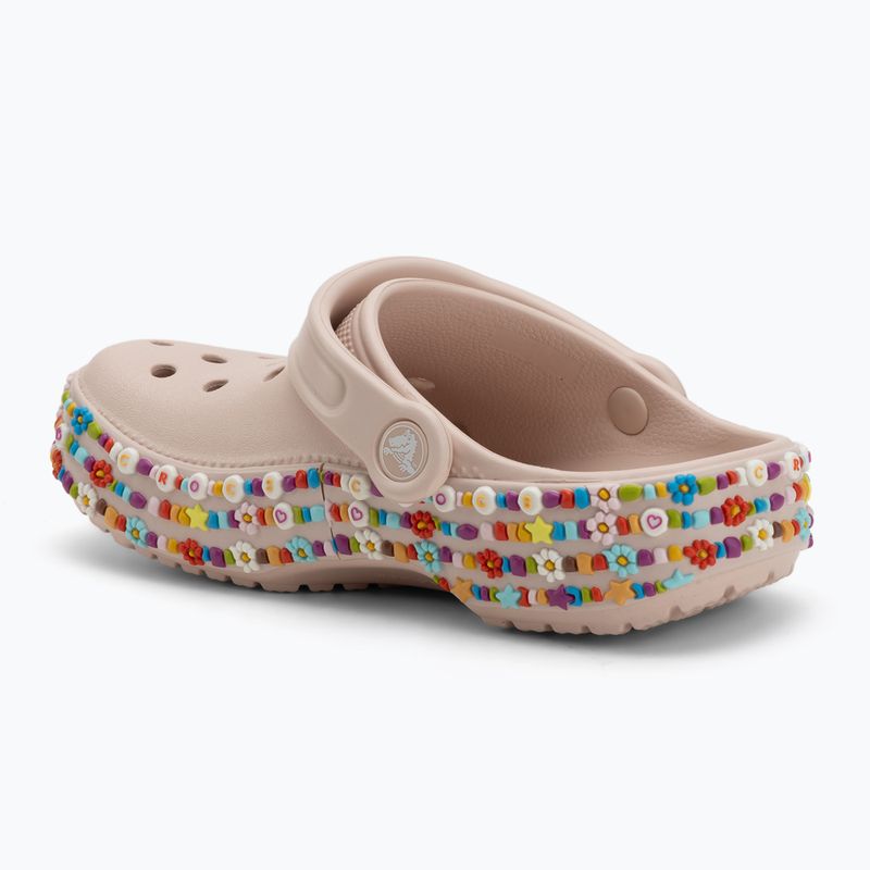Klapki dziecięce Crocs Classic Beaded Band Clog Kids quartz 4