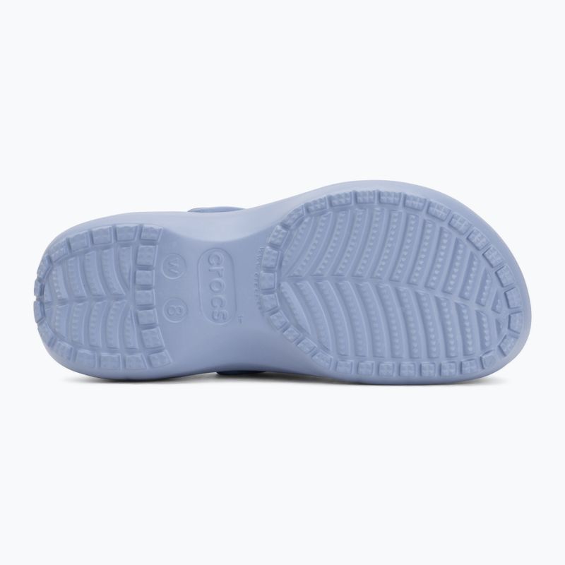 Klapki damskie Crocs Classic Platform Clog blue haze 5