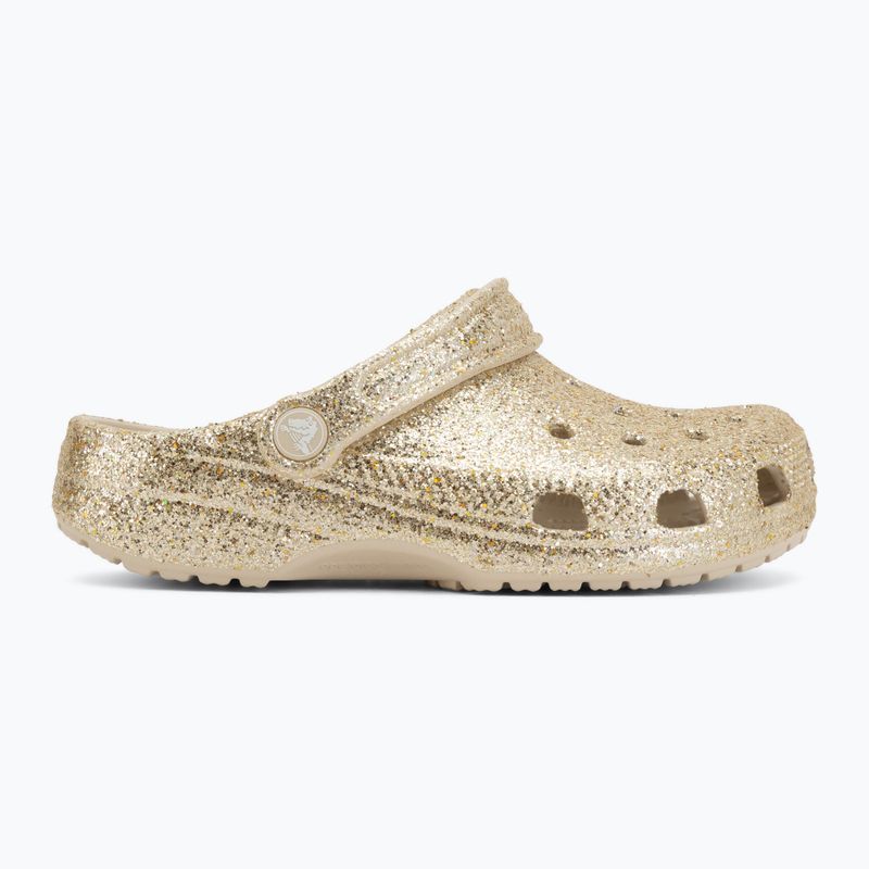 Klapki dziecięce Crocs Classic Chunky Glitter sandstone 3