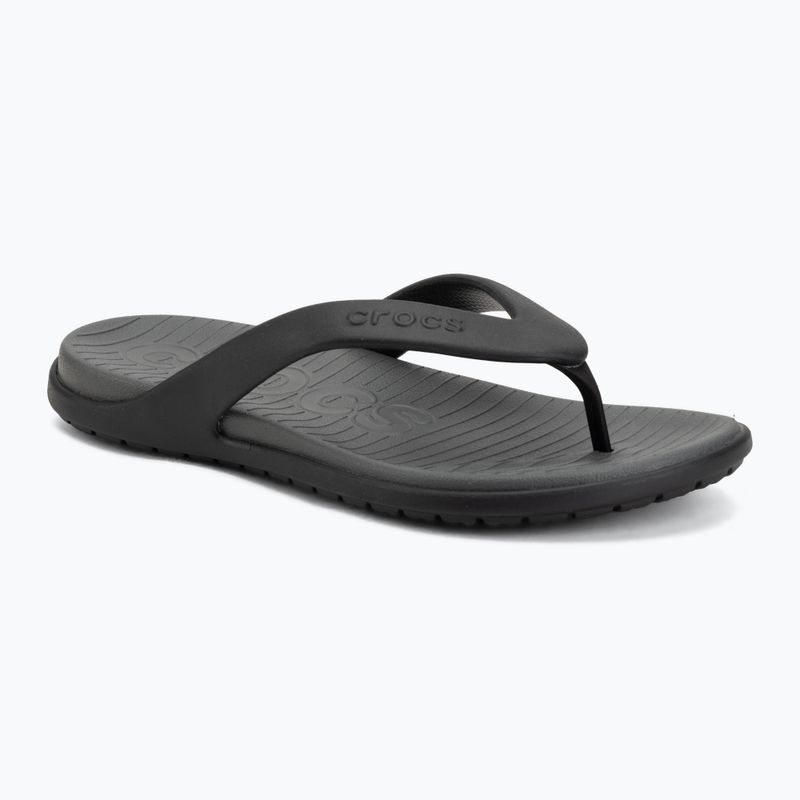 Japonki Crocs Coast Flip black/slate grey