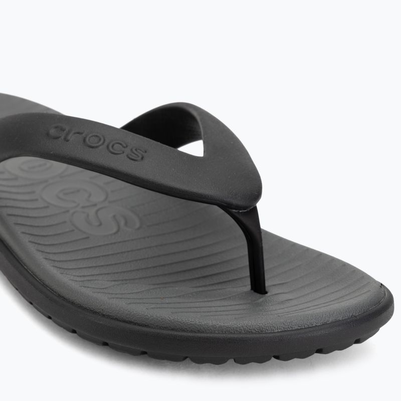Japonki Crocs Coast Flip black/slate grey 7