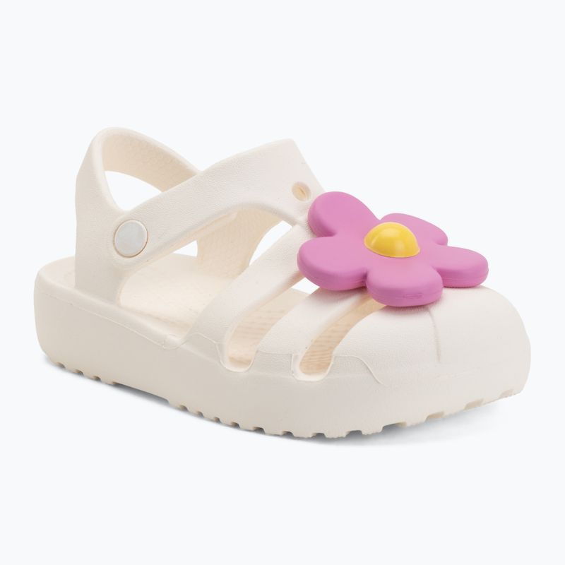 Sandały dziecięce Crocs Classic Flower chalk