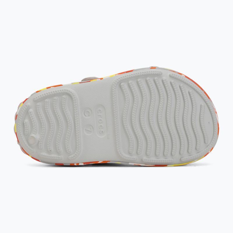 Sandały dziecięce Crocs Crocband Cruiser Glow Confetti Band atmosphere/flame 4