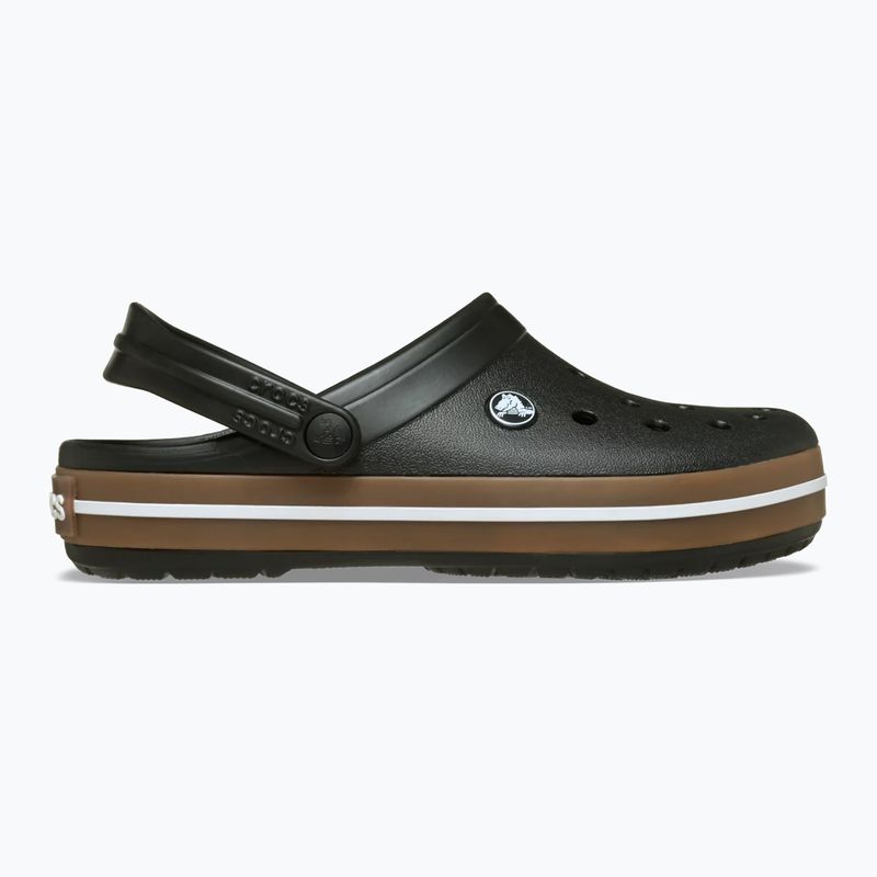 Klapki Crocs Crocband Gum black 10