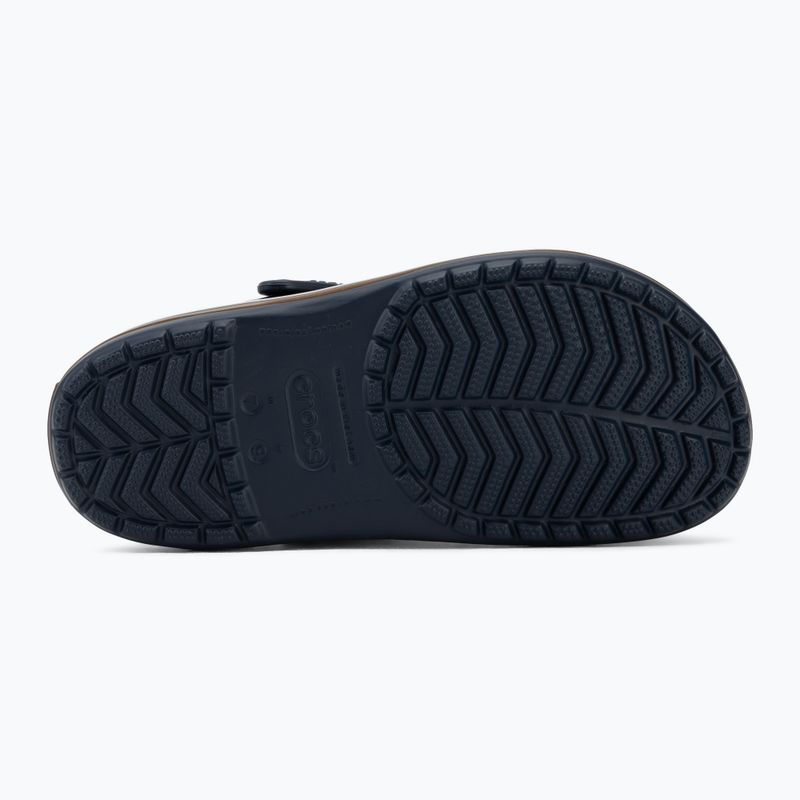 Klapki Crocs Crocband Gum navy 5