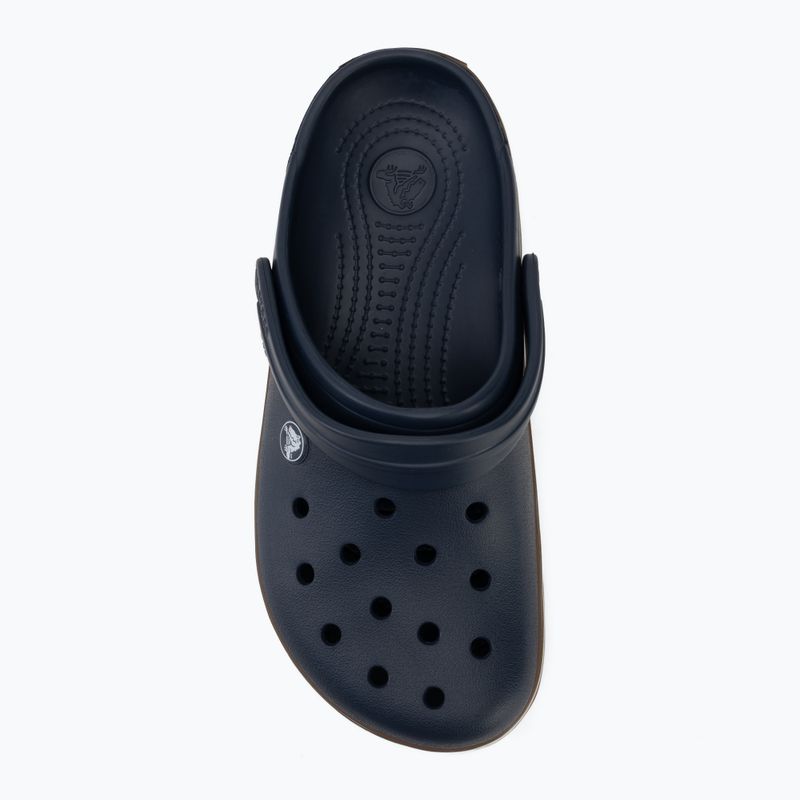 Klapki Crocs Crocband Gum navy 6