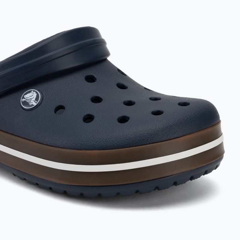 Klapki Crocs Crocband Gum navy 8