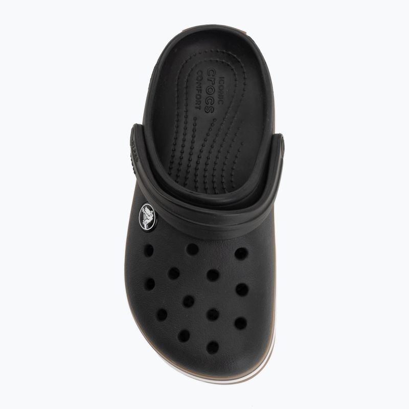 Klapki dziecięce Crocs Crocband Gum black 6