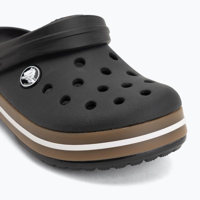 Klapki dziecięce Crocs Crocband Gum black 8
