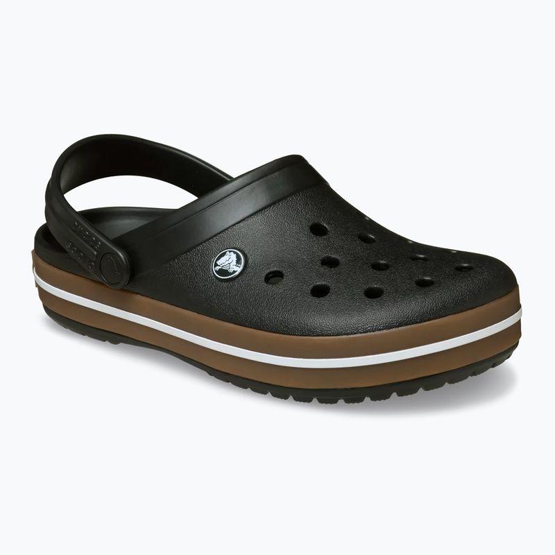 Klapki dziecięce Crocs Crocband Gum black 9
