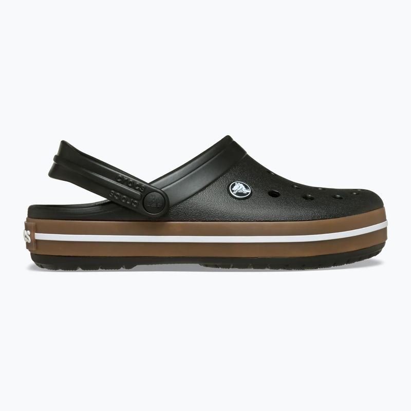 Klapki dziecięce Crocs Crocband Gum black 10