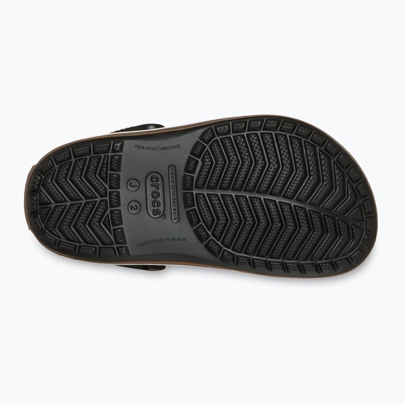 Klapki dziecięce Crocs Crocband Gum black 12